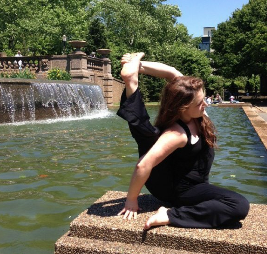 Ashley Binetti received her 200-hour vinyasa yoga teacher training at Saraswatis’s Yoga Joint in Norwalk, CT in 2011. Her favorite pose is Triangle. When she’s not doing yoga, Ashley works as a nonprofit attorney. She is also a MINT Ambassador. 