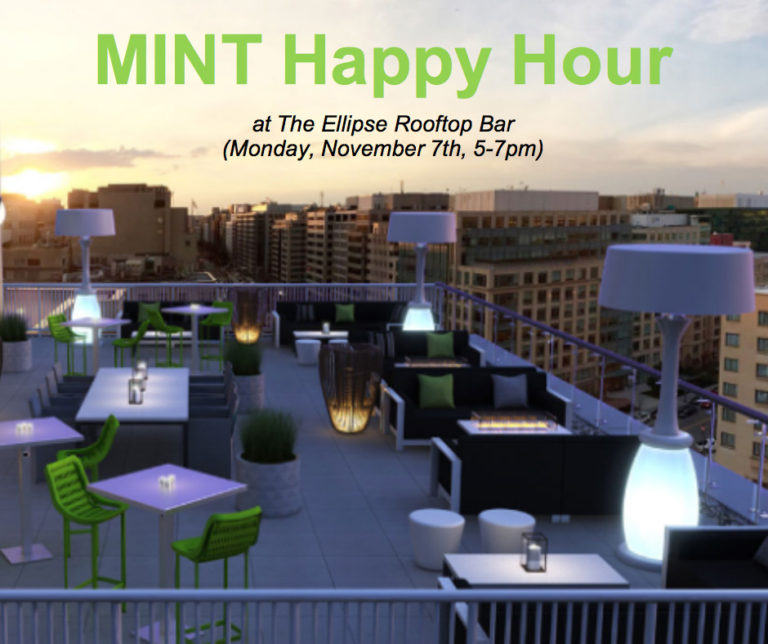 MINT Happy Hour at Nov. 7 at Ellipse Rooftop Bar MINT DC
