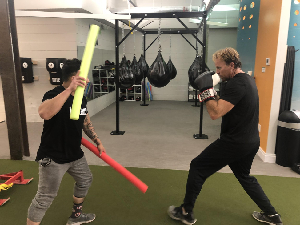 Patrick John Boxing with Enrique